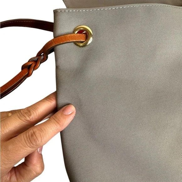 Dooney & Bourke Gray nylon flap backpack - Picture 6 of 9